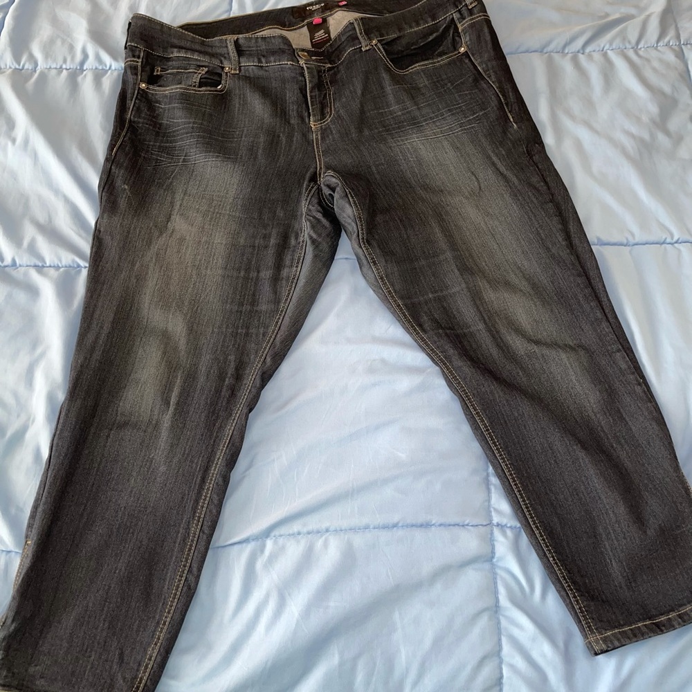 SOLD Torrid ankle zip jeans